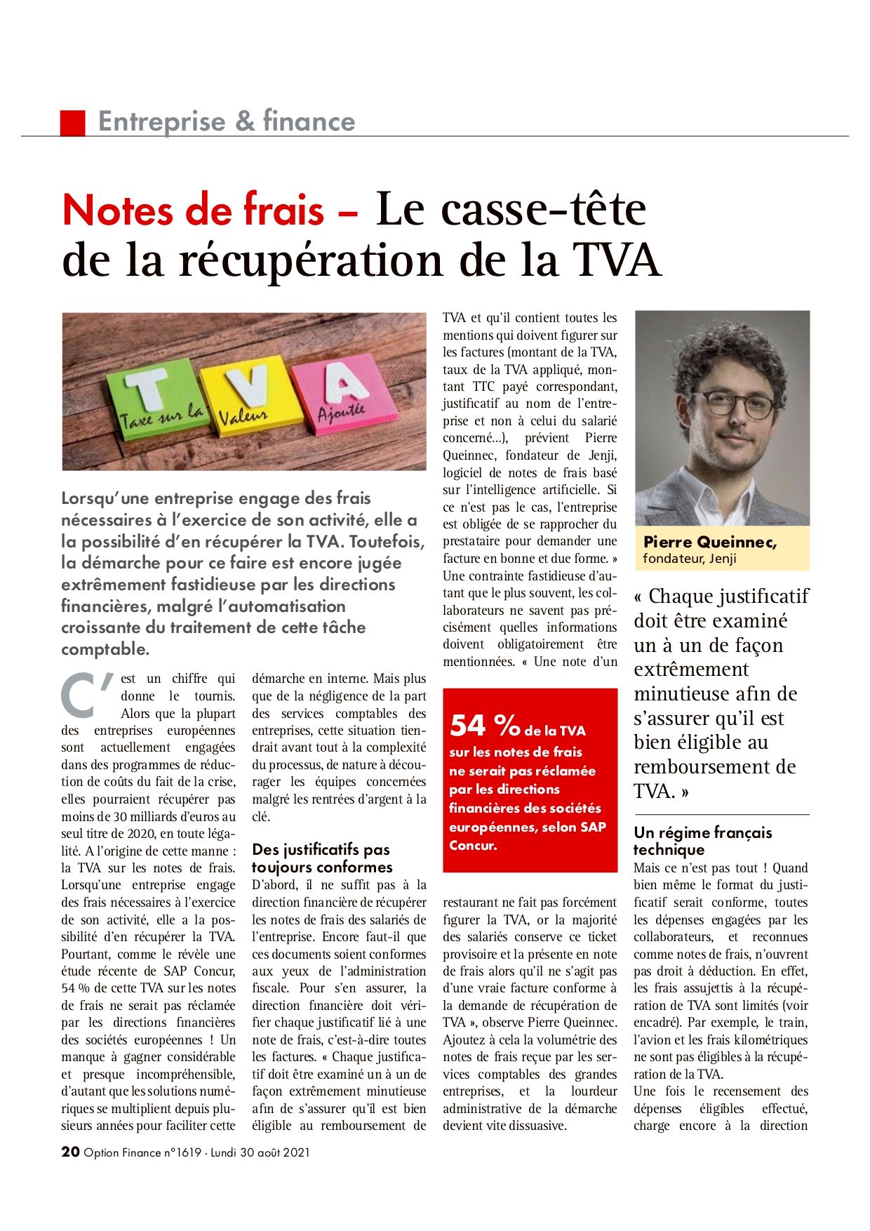 OPTION FINANCE - JENJI TVA
