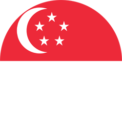 Singapore flag round